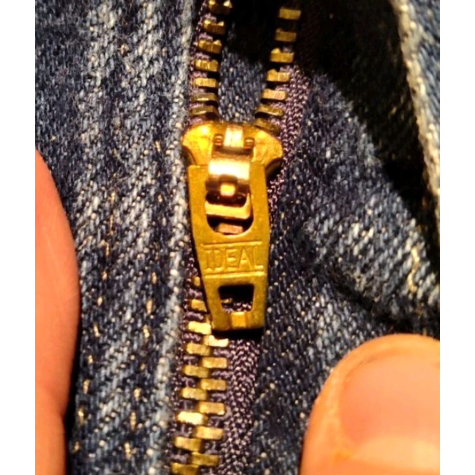 Denime VINTAGE Texas Jeans Women's Jean Size 18 Bootcut Dark Blue Denim Stretch High Rise 5-Pocket US Made Size 40" / US 18 - 6 Thumbnail