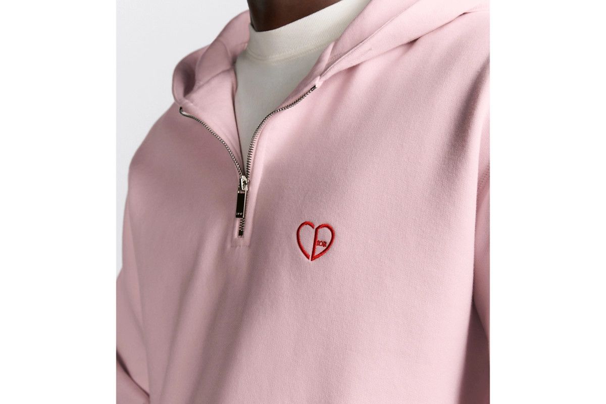 Dior o1bcso1str0226 Relaxed-Fit Hooded Sweatshirt in Pink Size US S / EU 44-46 / 1 - 7 Thumbnail