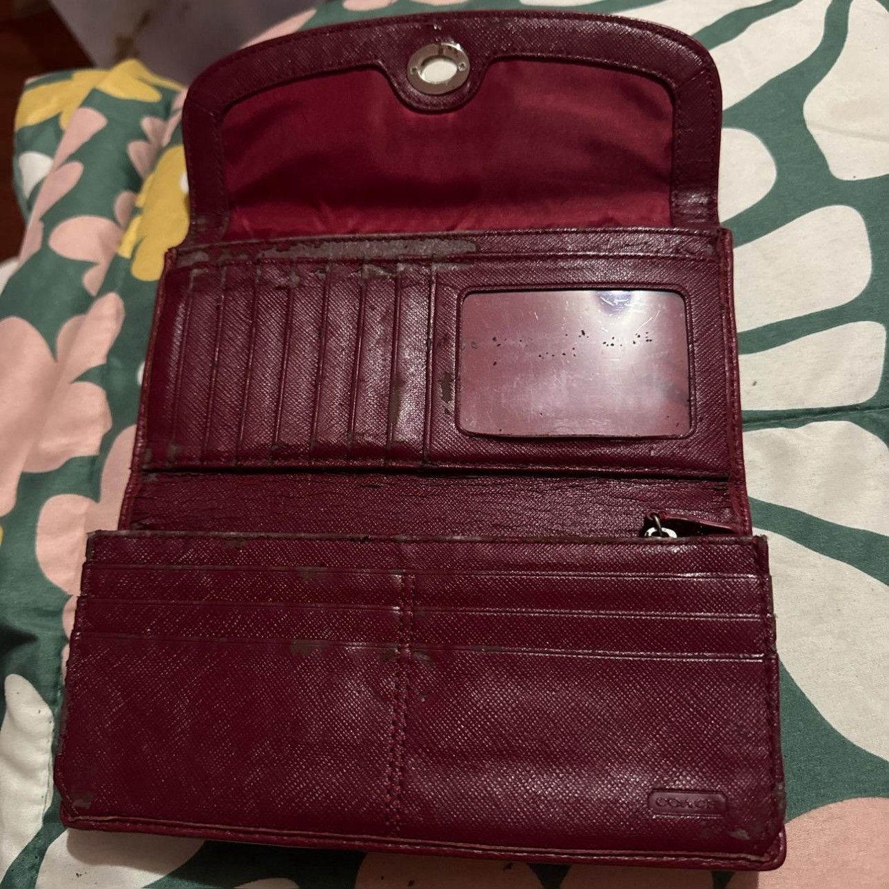 Coach Red and brown vintage handle coach bag and wallet set Size ONE SIZE - 6 Thumbnail