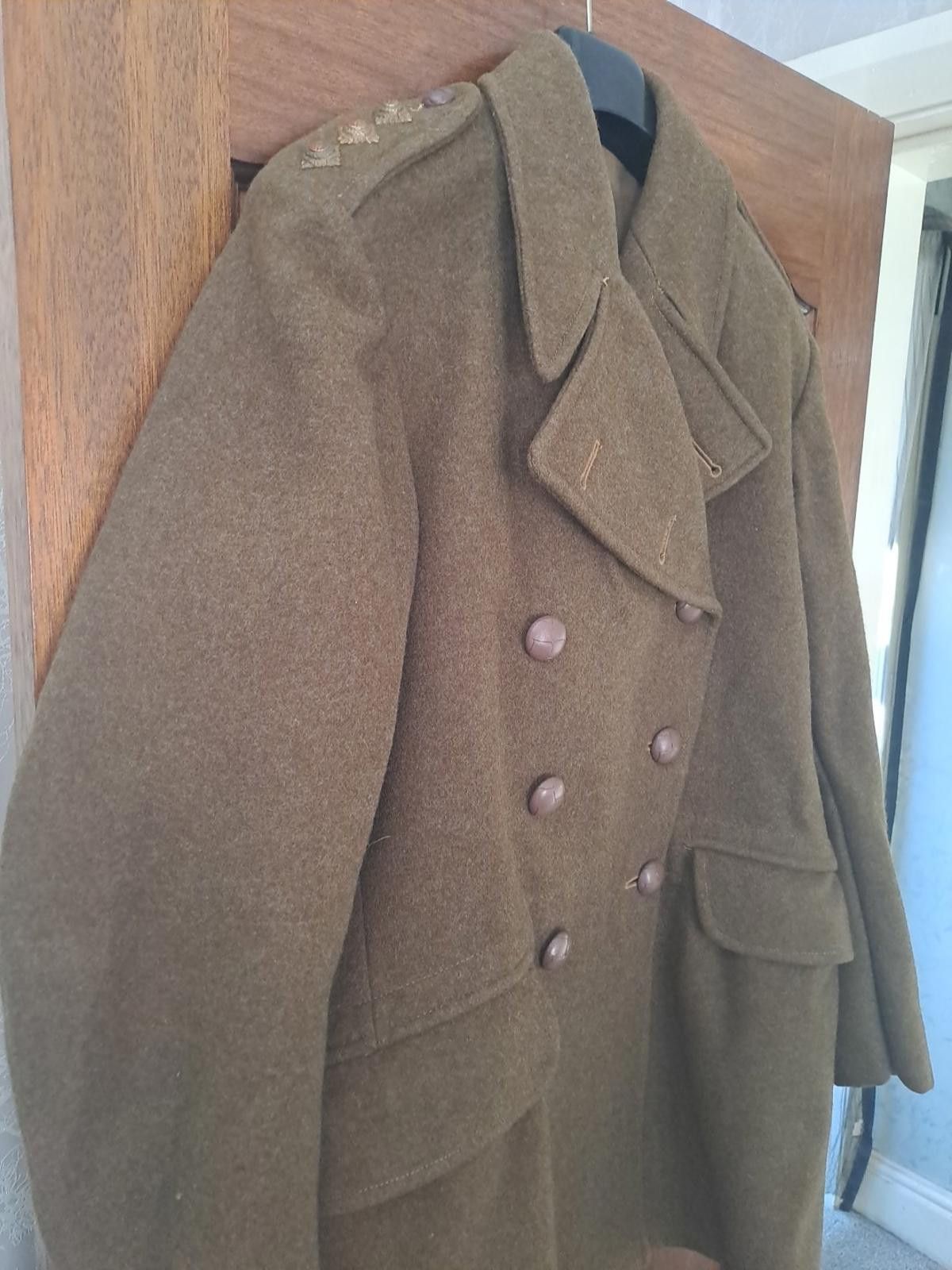 Other British Army Pattern Dismounted Greatcoat 1951 Medium Size US M / EU 48-50 / 2 - 3 Thumbnail