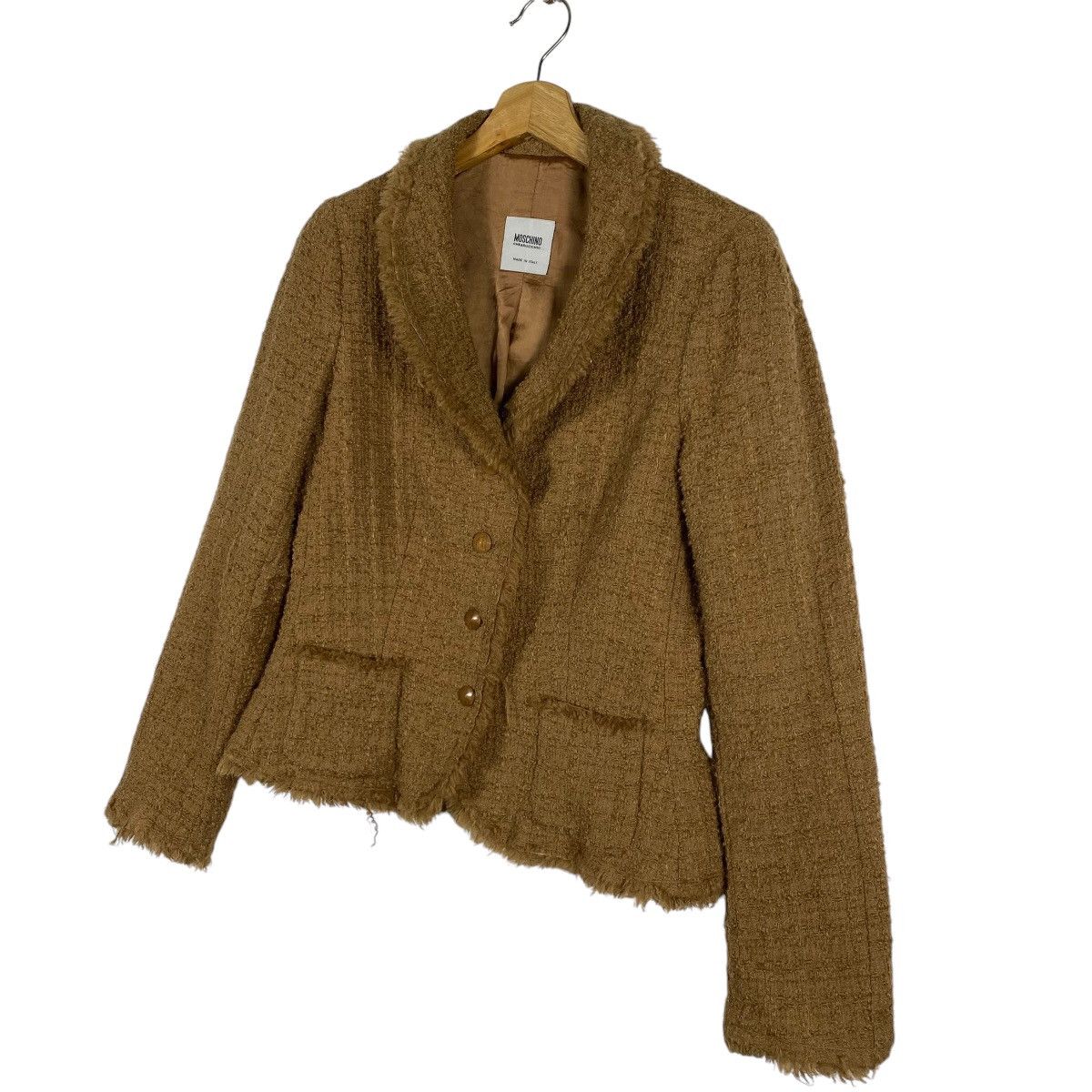 Moschino Moschino Cheap And Chic Wool Button Jacket Brown Colour Size M / US 6-8 / IT 42-44 - 3 Thumbnail