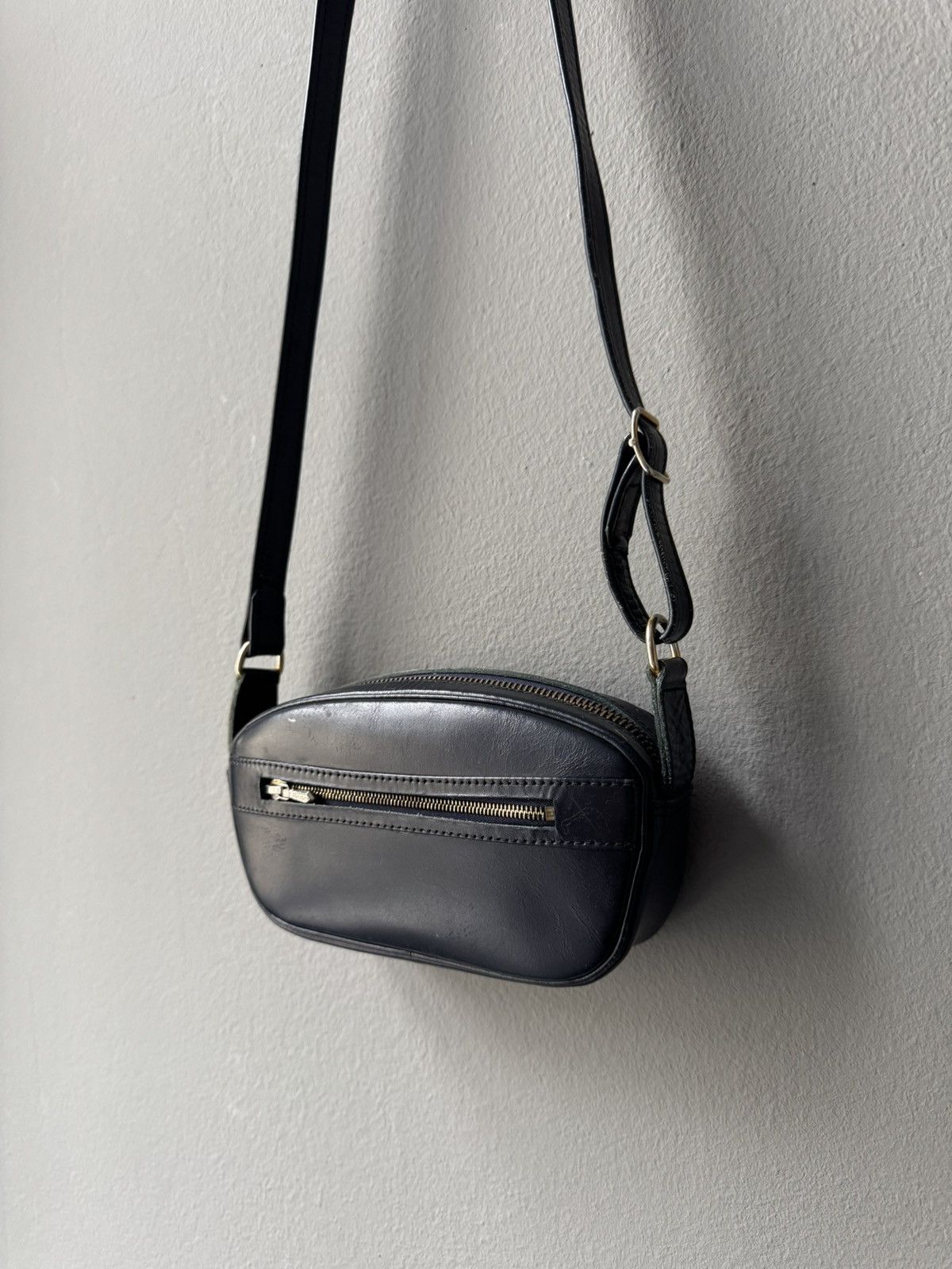 Other Vintage Leather Mini Shoulder Bag Riri Hardware Compact Size ONE SIZE - 6 Thumbnail