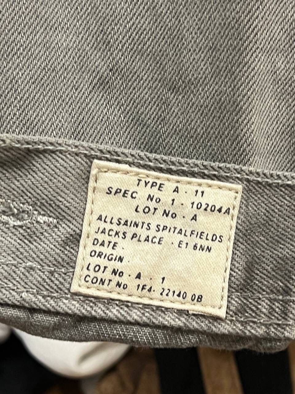 Allsaints AllSaints denim jacket jeans Avant Garde Y2K Style Size M / US 6-8 / IT 42-44 - 8 Thumbnail