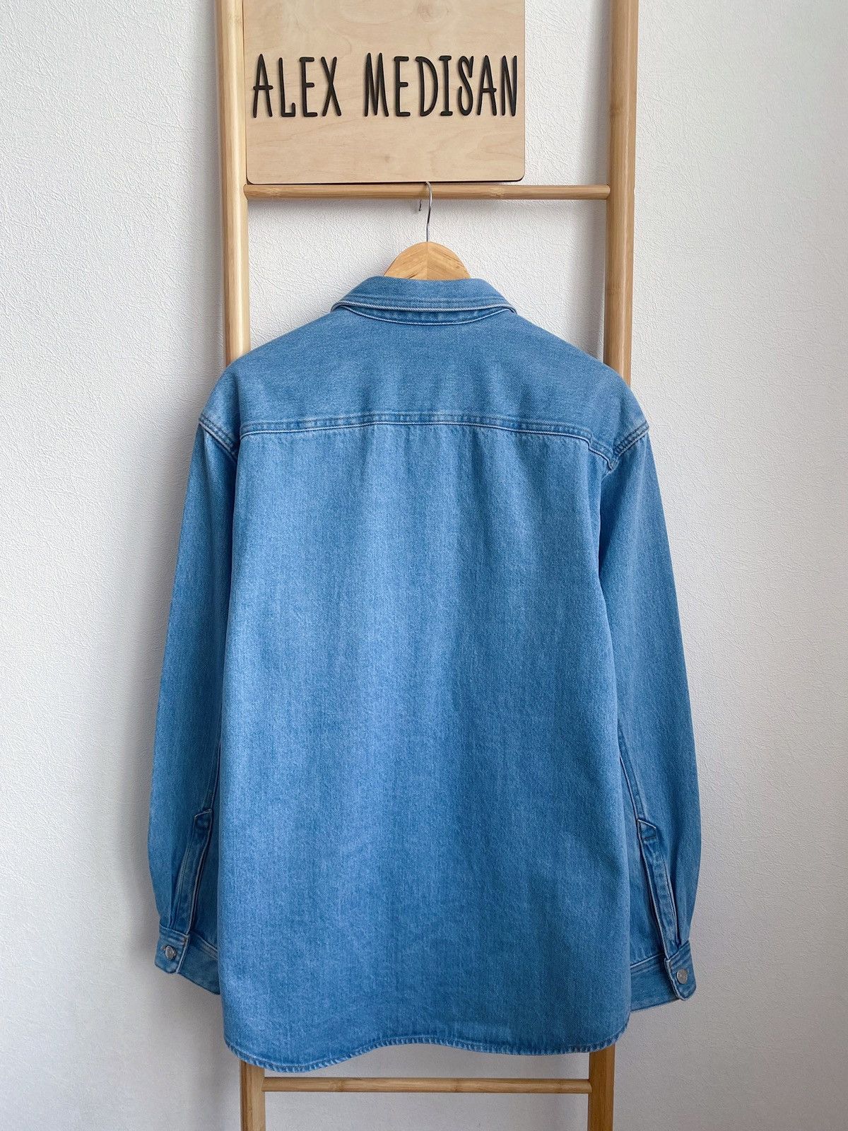 Mugler Mugler x H&M Light Denim Shirt Size M Size US M / EU 48-50 / 2 - 14 Thumbnail