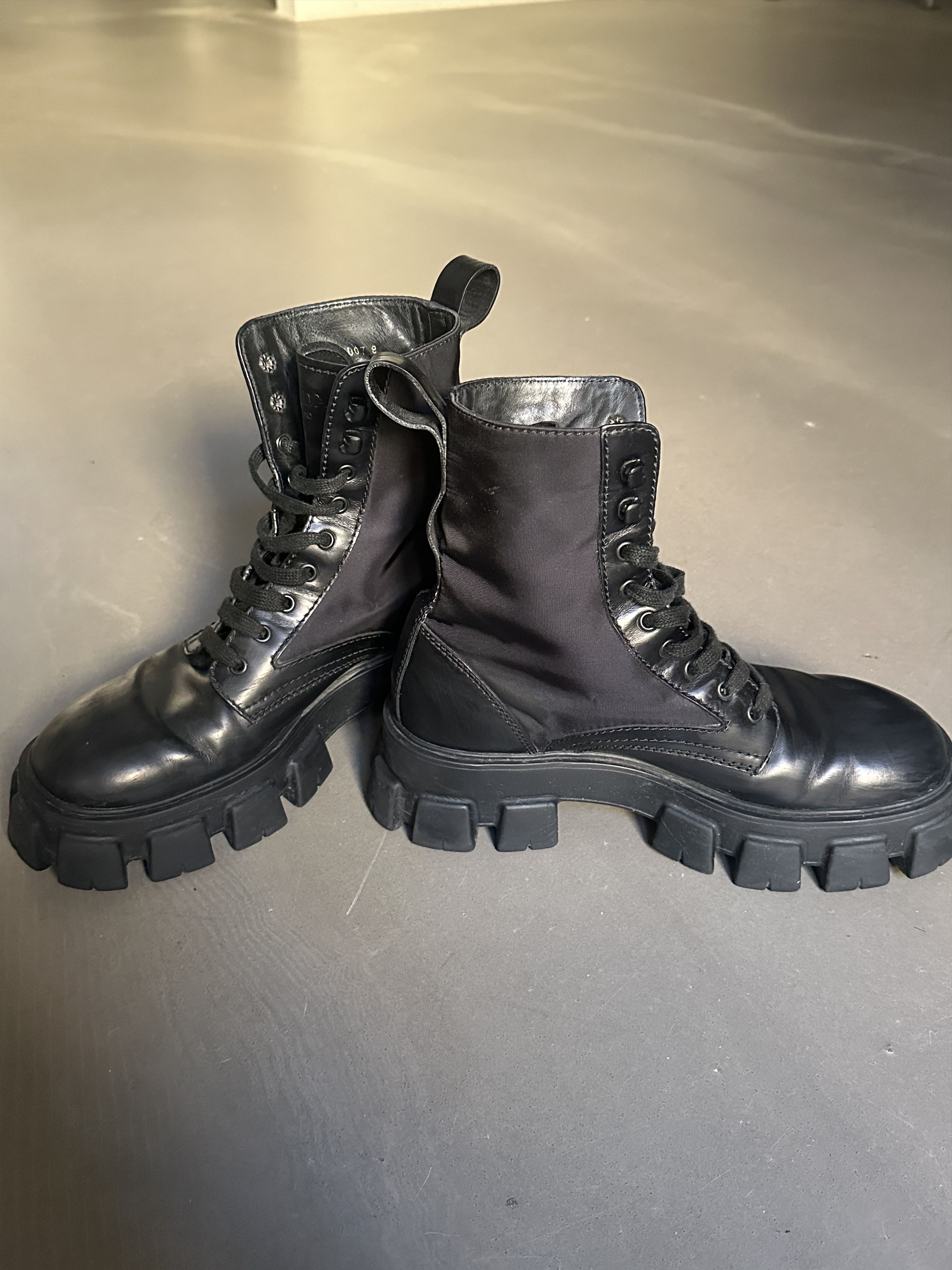 Prada Prada Military Boots Size US 8 / EU 41 - 3 Thumbnail