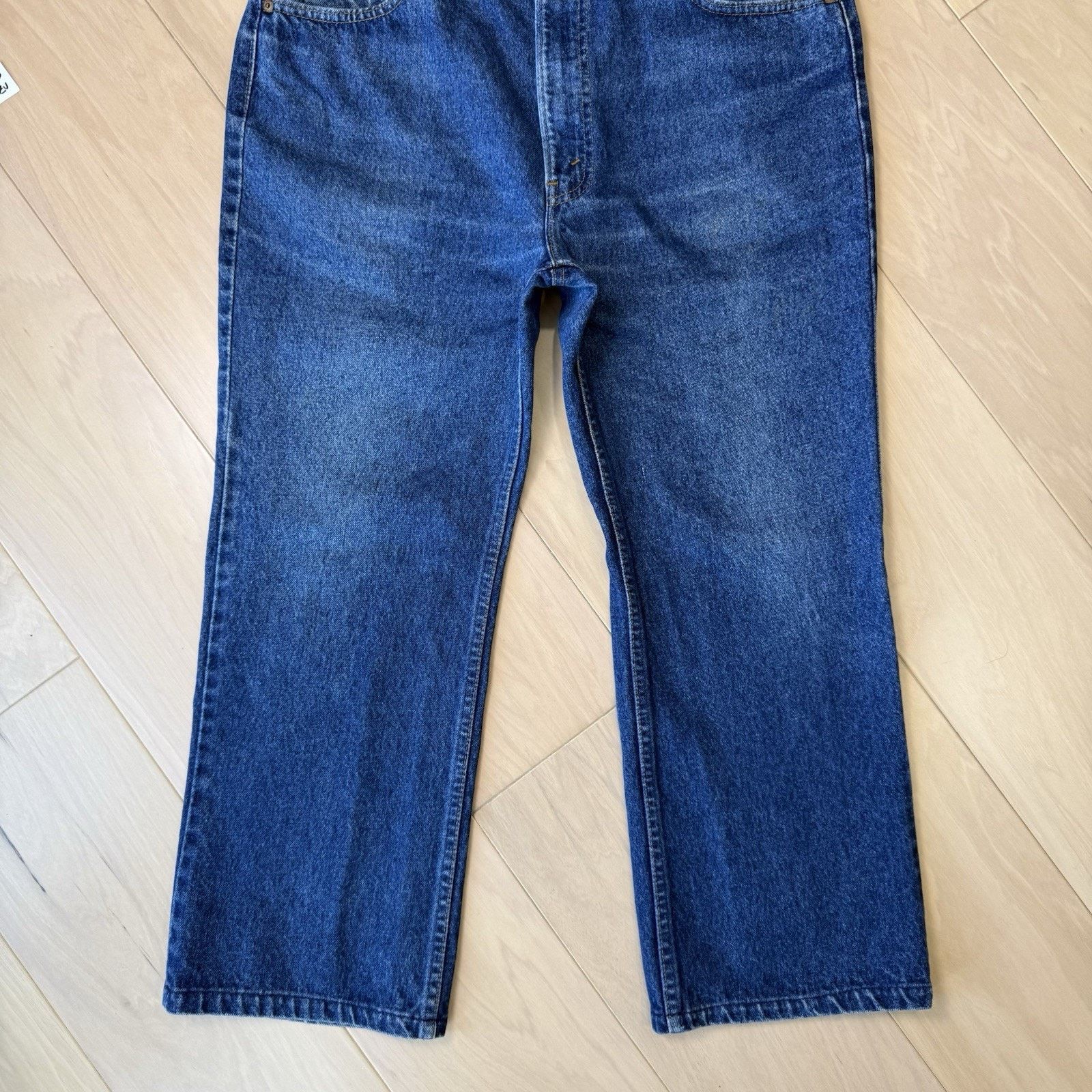 Levi's Vintage Levis 517 Jeans 36 Blue 80s Denim Made in USA Size US 36 / EU 52 - 3 Thumbnail