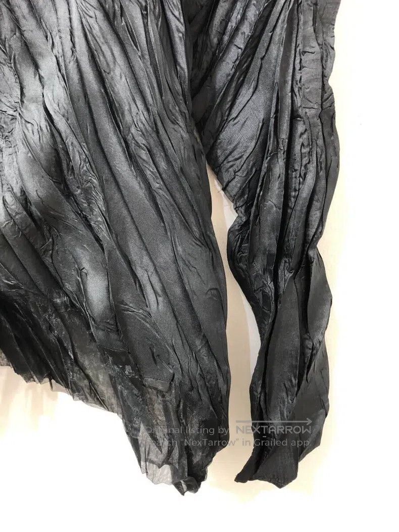 Issey Miyake Issey Miyake Women's Black Long-sleeve Shirt Size L / US 10 / IT 46 - 5 Thumbnail