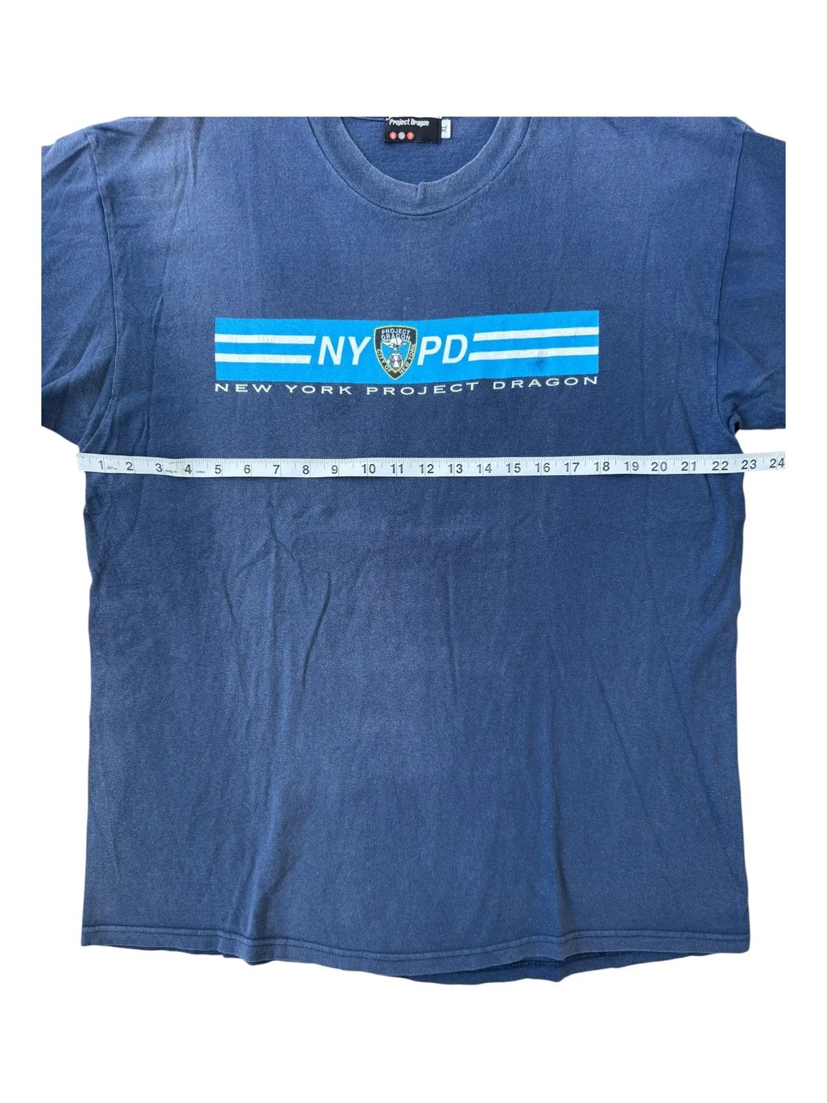 Futura Vintage 1990's Project Dragon 'NYPD' Tee Size US L / EU 52-54 / 3 - 7 Thumbnail