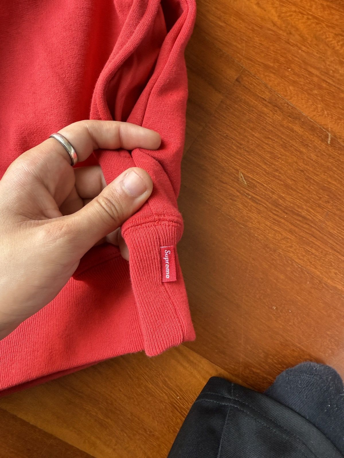 Supreme Supreme small box red half zip pullover size M Size US M / EU 48-50 / 2 - 4 Thumbnail