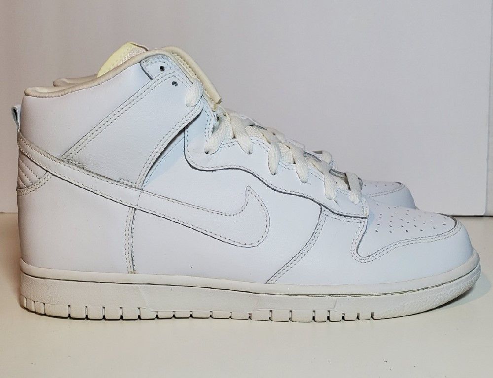 Nike Dunk High White-White 2005 Size 10.5 Size US 10.5 / EU 43-44 - 3 Thumbnail