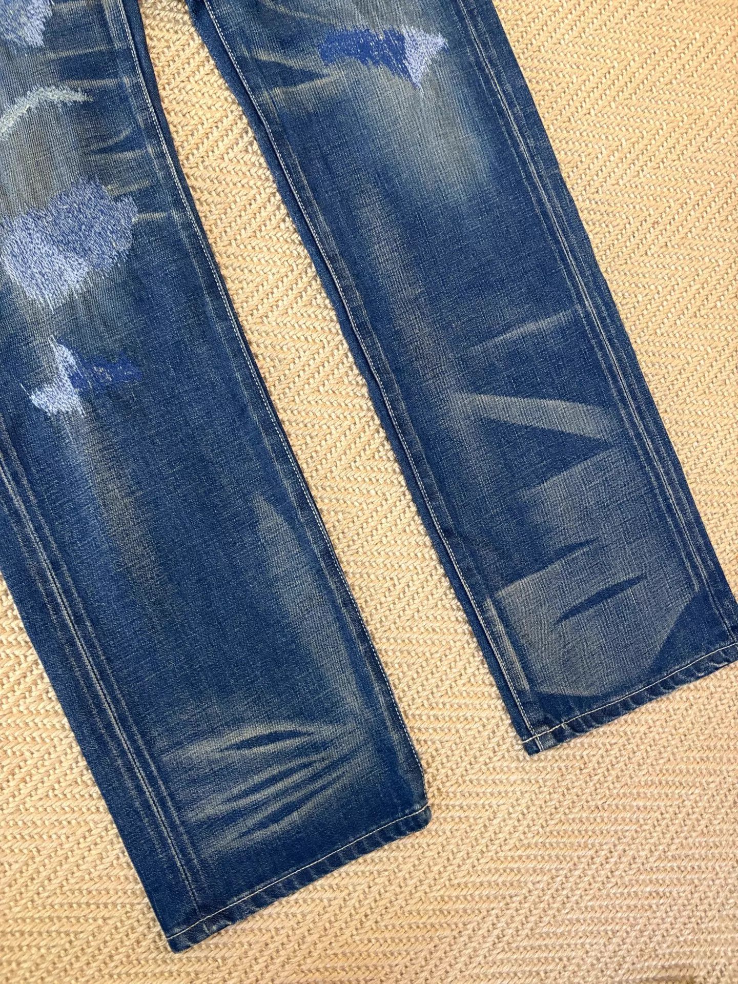 Neighborhood NBHD 2007 SCAB Washed Scab Jeans Narrow M Near New Size US 32 / EU 48 - 4 Thumbnail