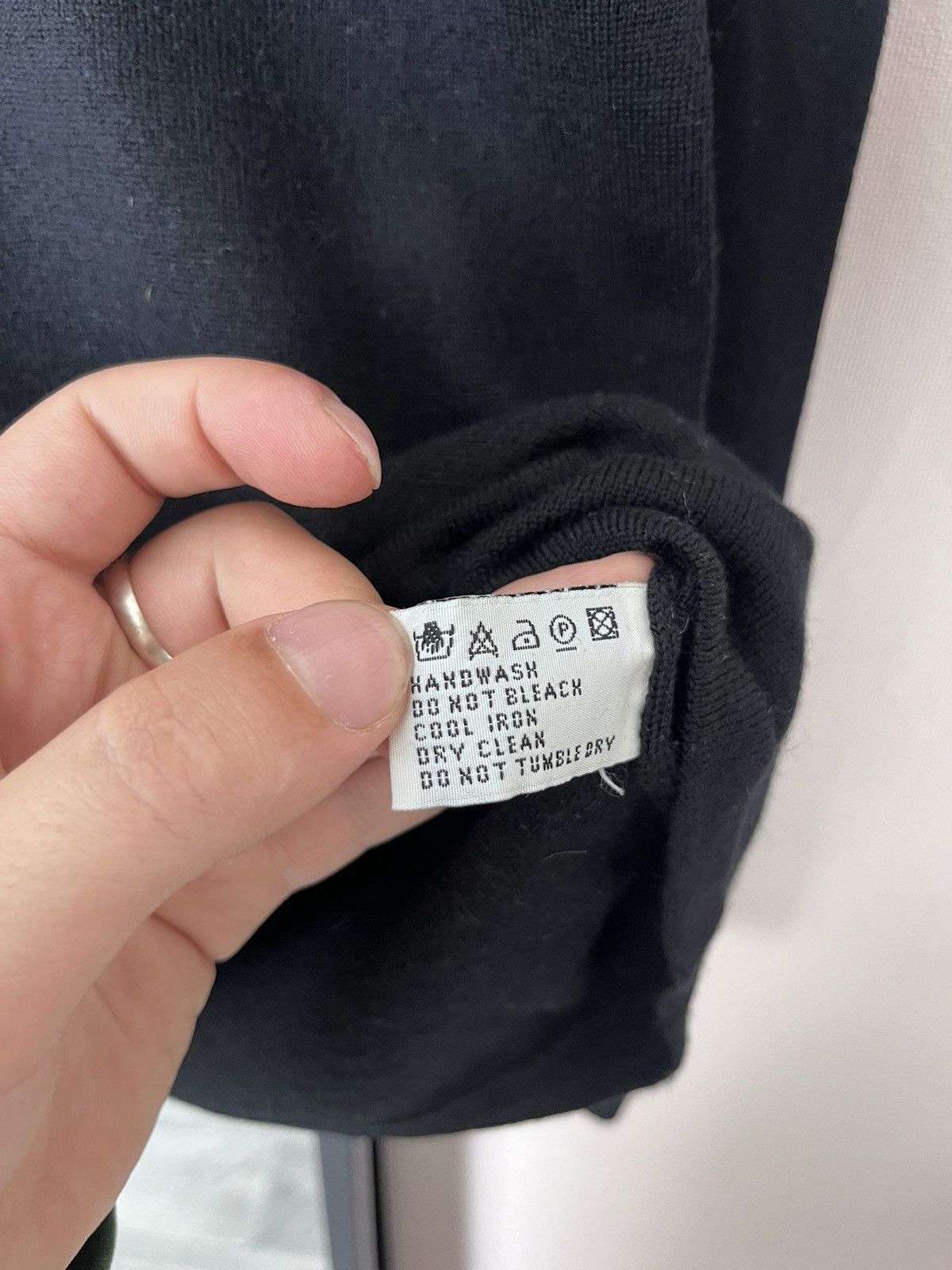 Burberry Vintage Thomas Burberry Wool Sweater Black Size US M / EU 48-50 / 2 - 8 Thumbnail