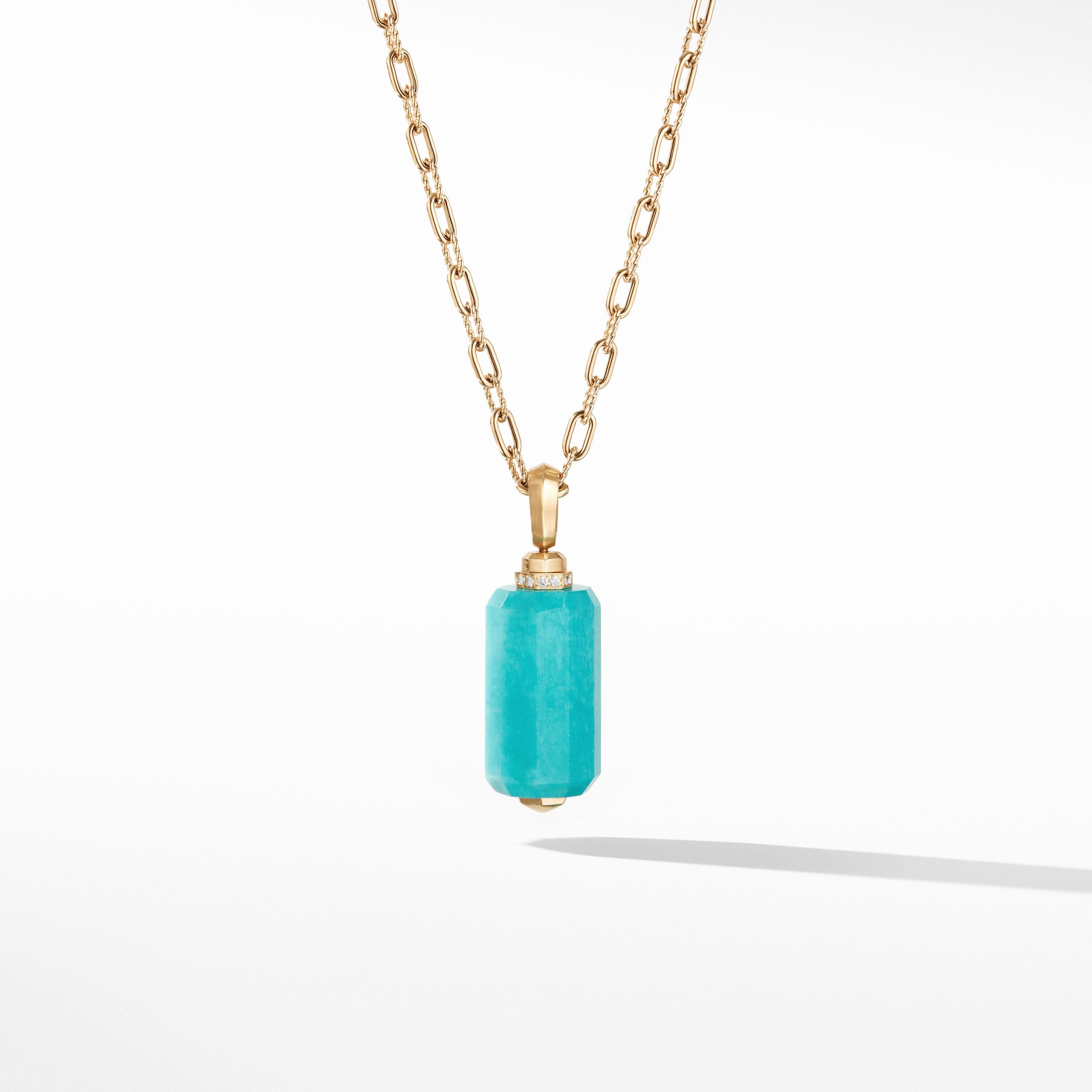 o1w1db10525 D13441D Amulet in 18K Gold and Diamond