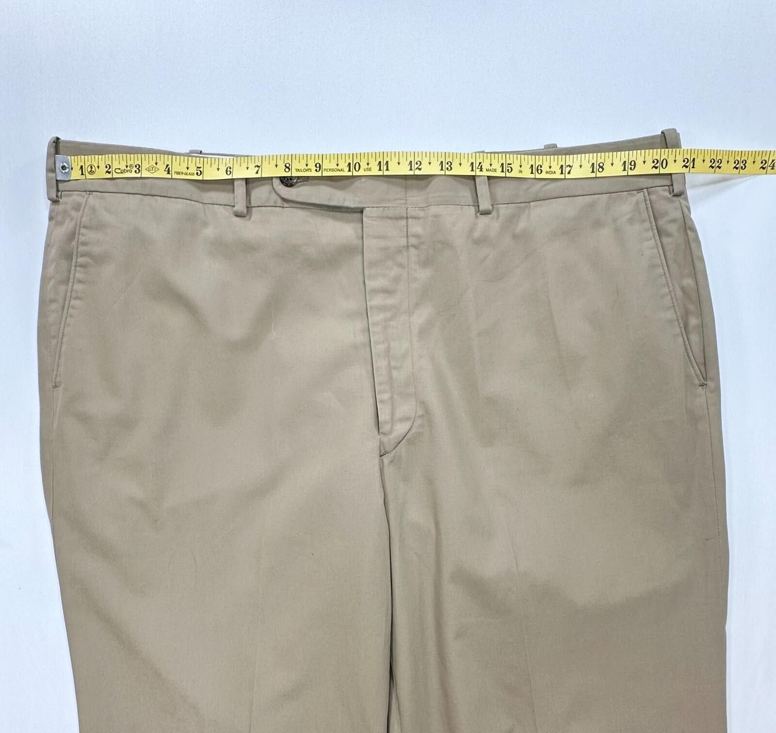 Other Tom James Corporate Image Flat Dress Pants Brown Mens 40/27 Size US 40 / EU 56 - 3 Thumbnail