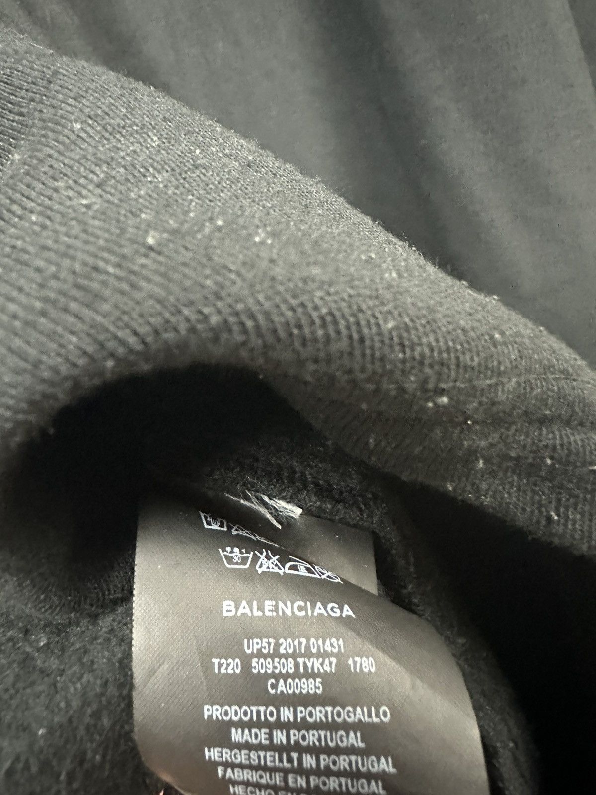 Balenciaga SS17 Feel Fine 1969 Slashed Pullover Hoodie Size US M / EU 48-50 / 2 - 5 Thumbnail