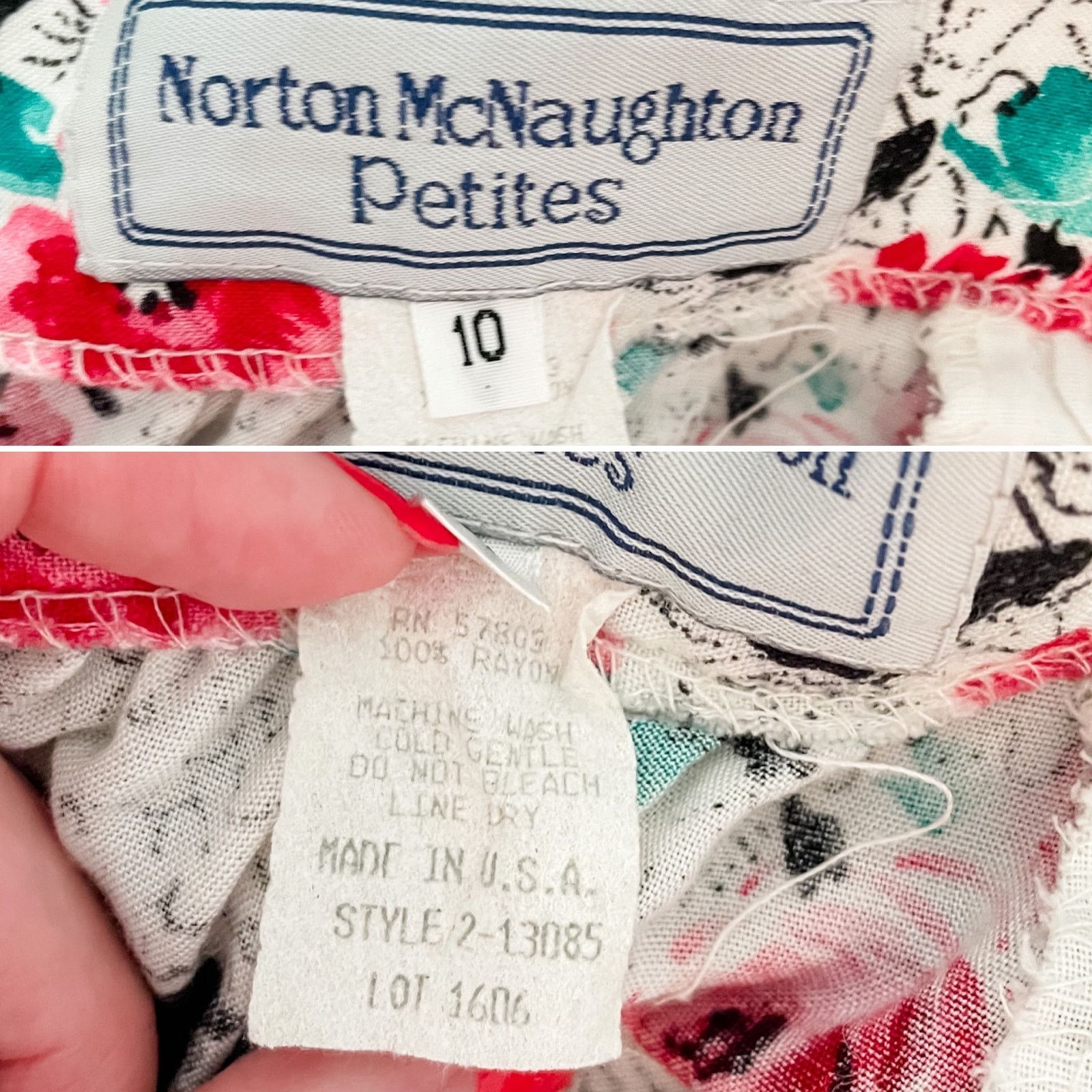Vintage Vintage coquette floral pleated skirt pockets size XS / SP Size 27" / US 4 / IT 40 - 6 Thumbnail