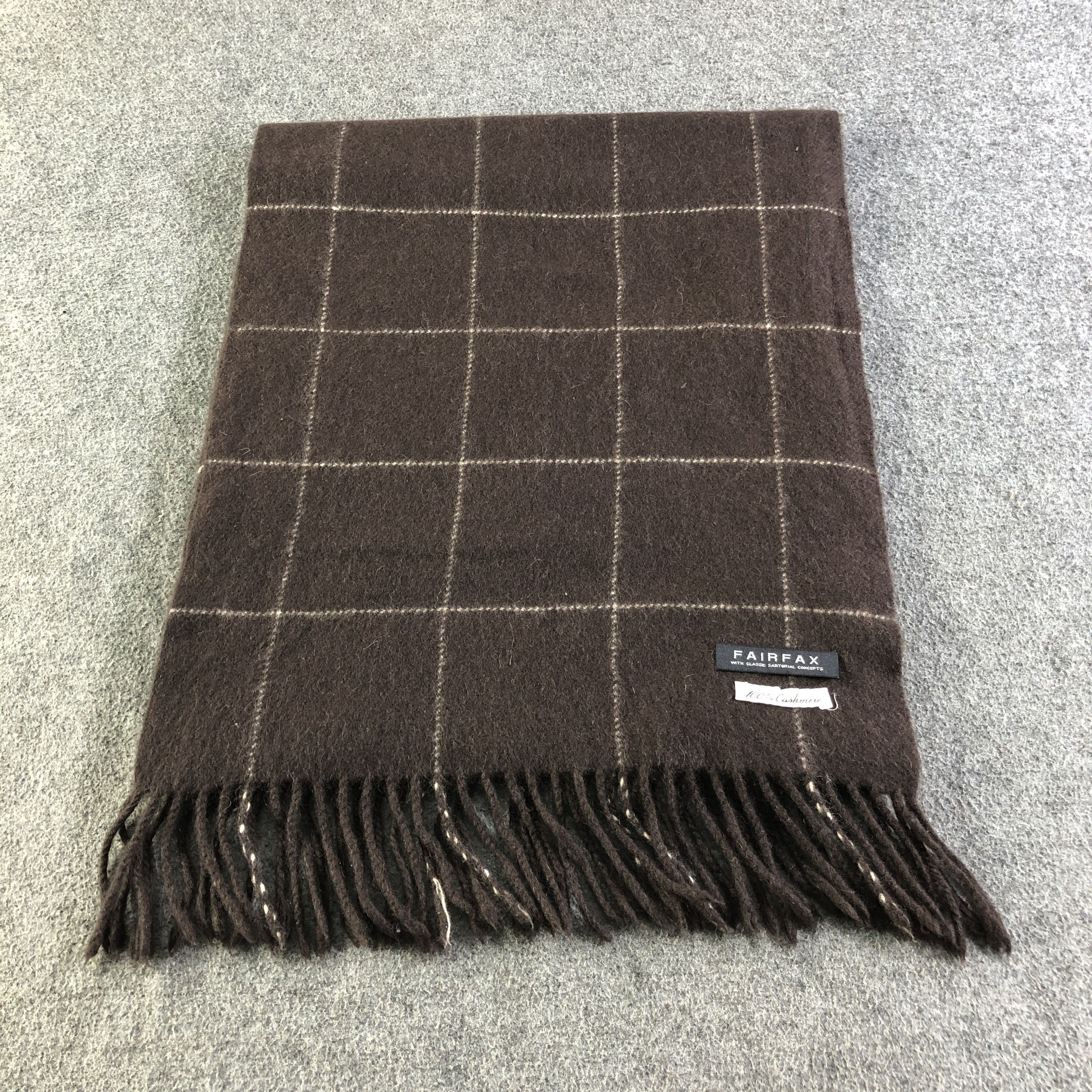 424 Fairfax Cashmere Scarf Muffler Neckwear V2786 Size ONE SIZE - 2 Thumbnail