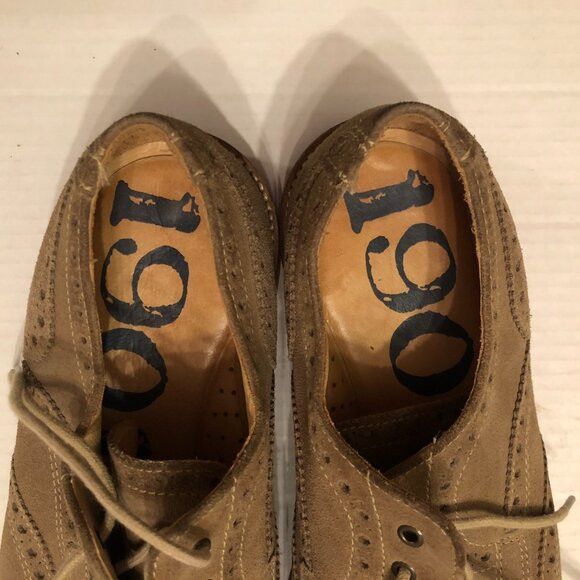 1901 1901 men's tan leather suede Oxford shoes size: 12M Size US 12 / EU 45 - 7 Thumbnail