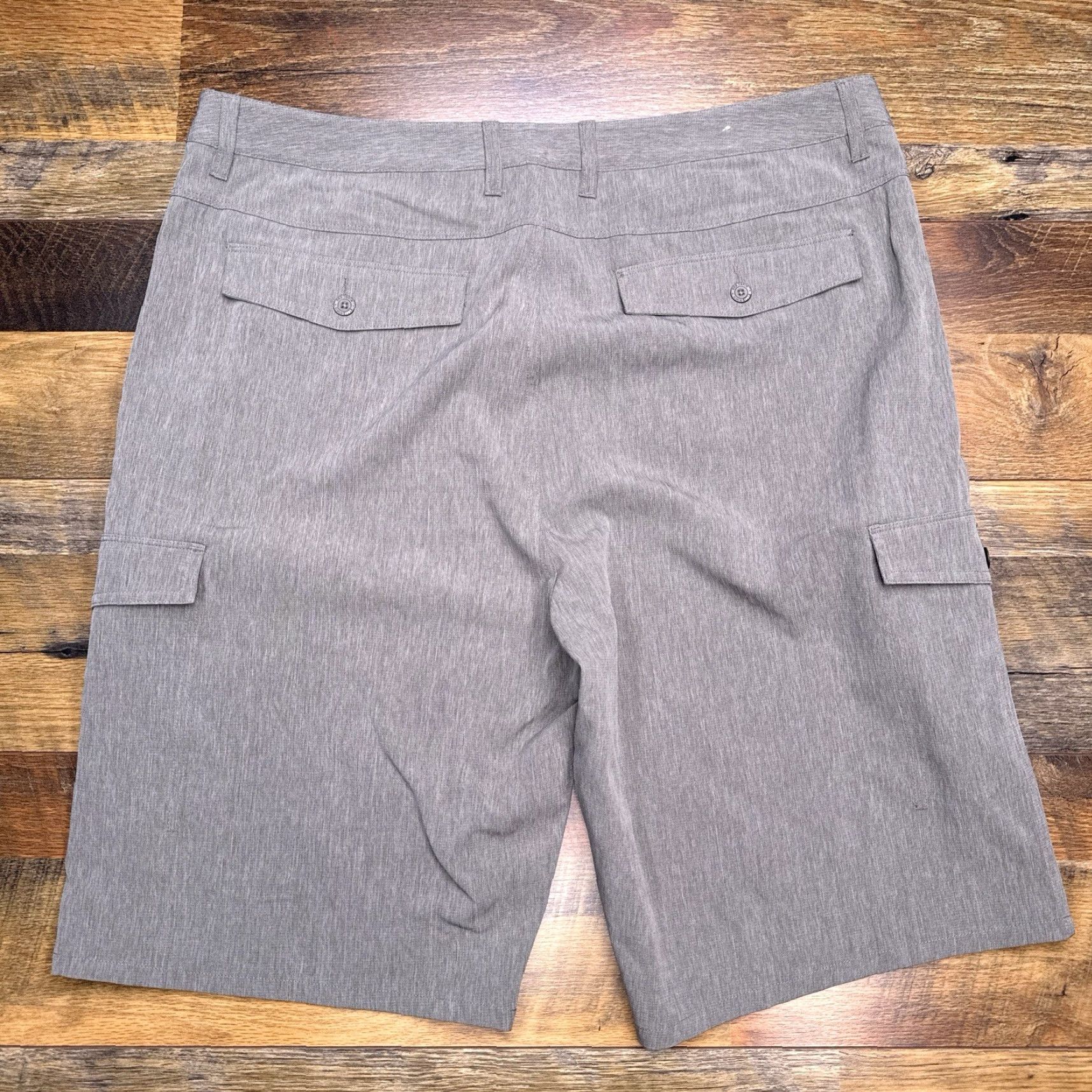 BKE BKE Cargo Shorts Mens 28W Gray Regular Stretch Size US 38 / EU 54 - 3 Thumbnail
