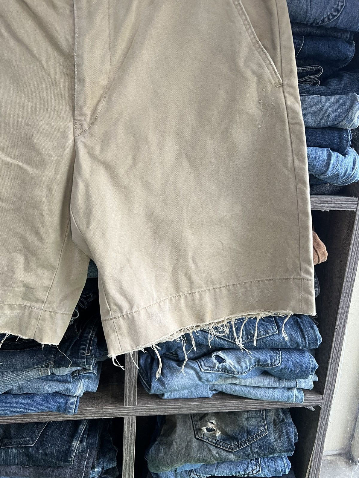Polo Ralph Lauren 🔥Vintage Distressed Polo Ralph Lauren Short Pant Size US 36 / EU 52 - 7 Thumbnail