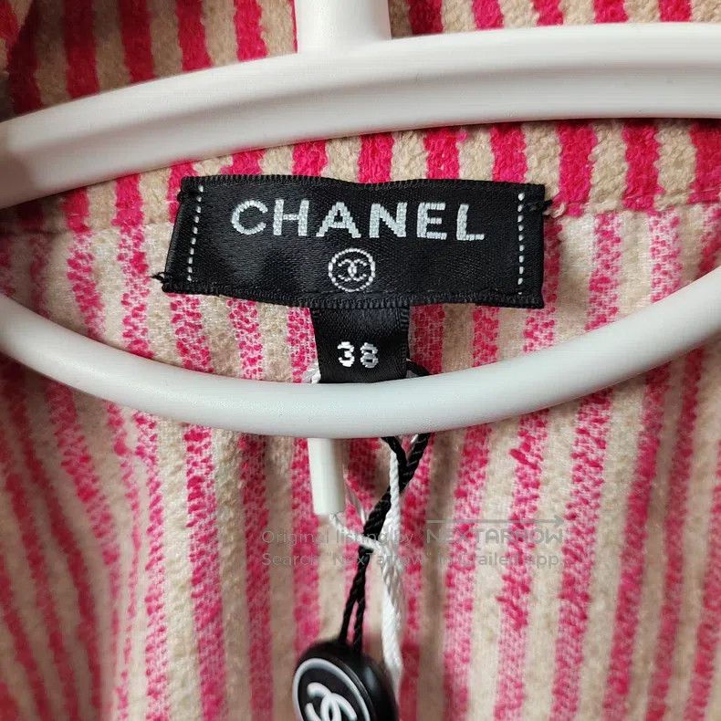 Chanel Chanel 19C pink check shirt Size XS / US 0-2 / IT 36-38 - 3 Thumbnail
