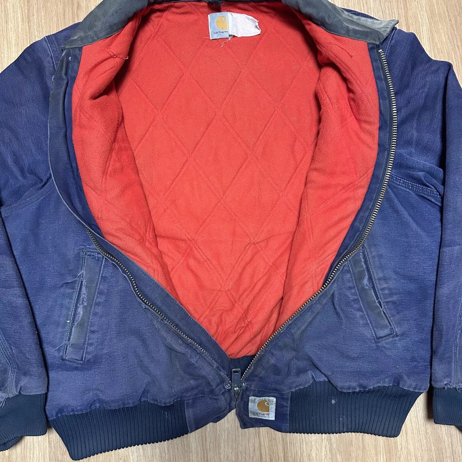 Carhartt Vintage Carhartt Navy Blue Faded Distressed Santa Size US XL / EU 56 / 4 - 8 Thumbnail