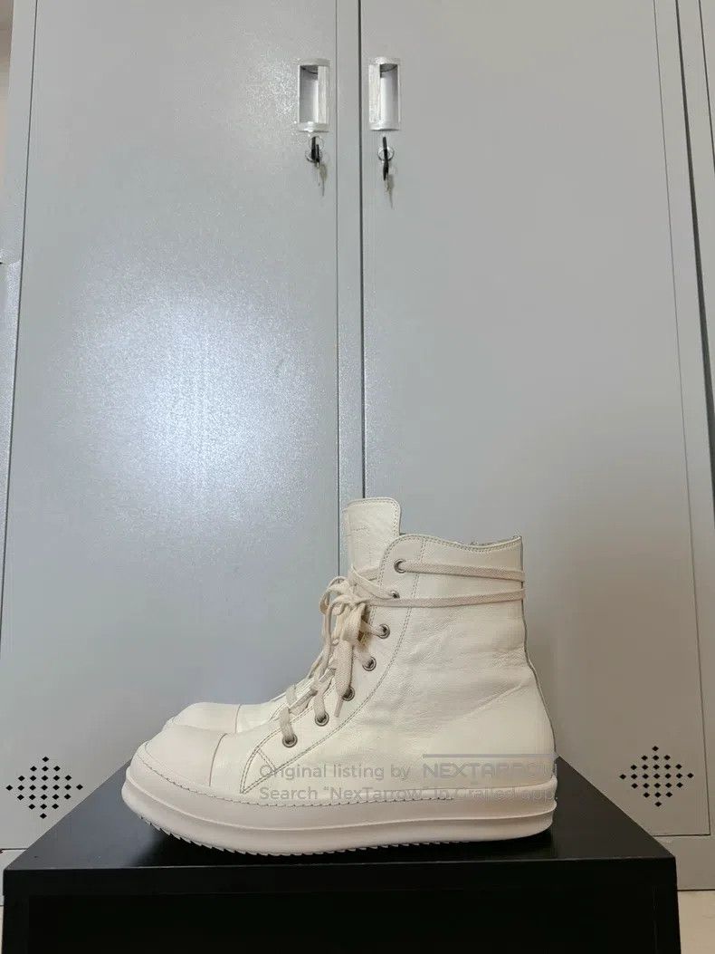 Rick Owens Rick Owens Top-tier milk ivory cowhide Converse Size US 9 / EU 42 - 4 Thumbnail