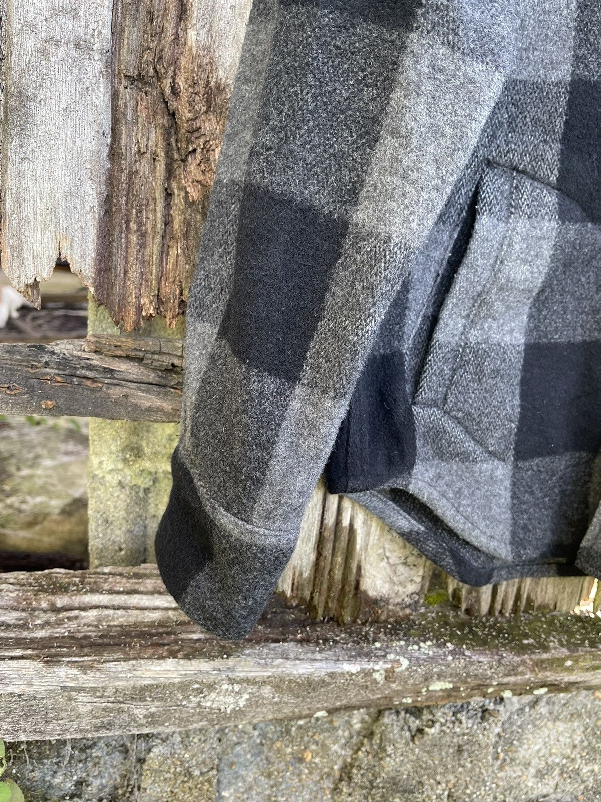Beams Plus BEAMS Japan Wool Blend Check Shirt Jacket (S) Size US S / EU 44-46 / 1 - 6 Thumbnail