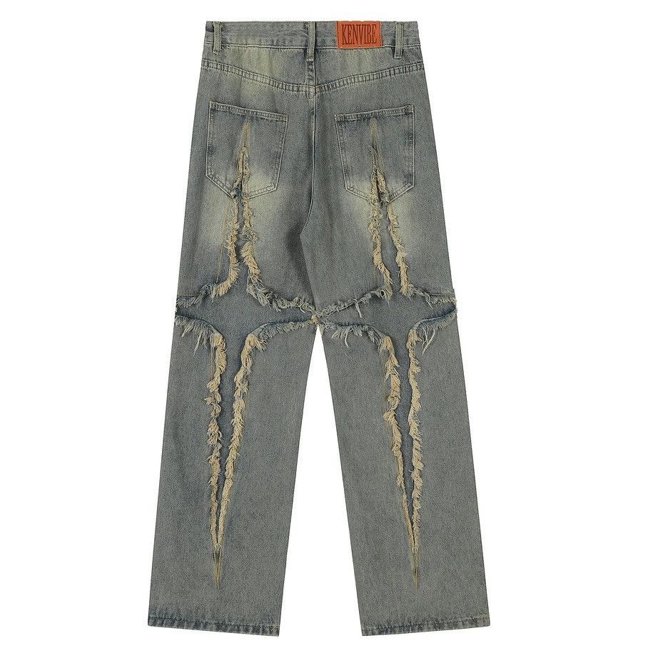 Japanese Brand × Jean Washing Vintage Raw Jeans Hip Hop Retro Style y2k Size US 32 / EU 48 - 2 Thumbnail