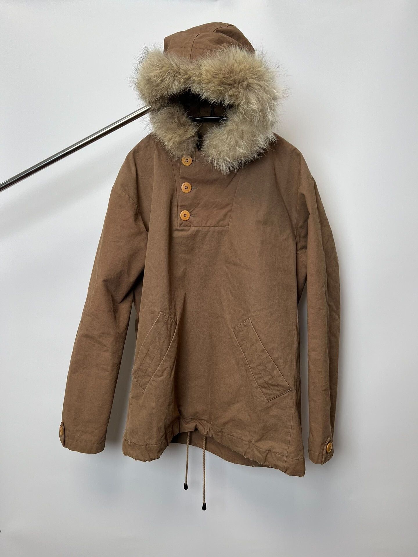 A.P.C. A·P·C Vintage Hooded Cotton Coat Size US XS / EU 42 / 0 - 1 Thumbnail