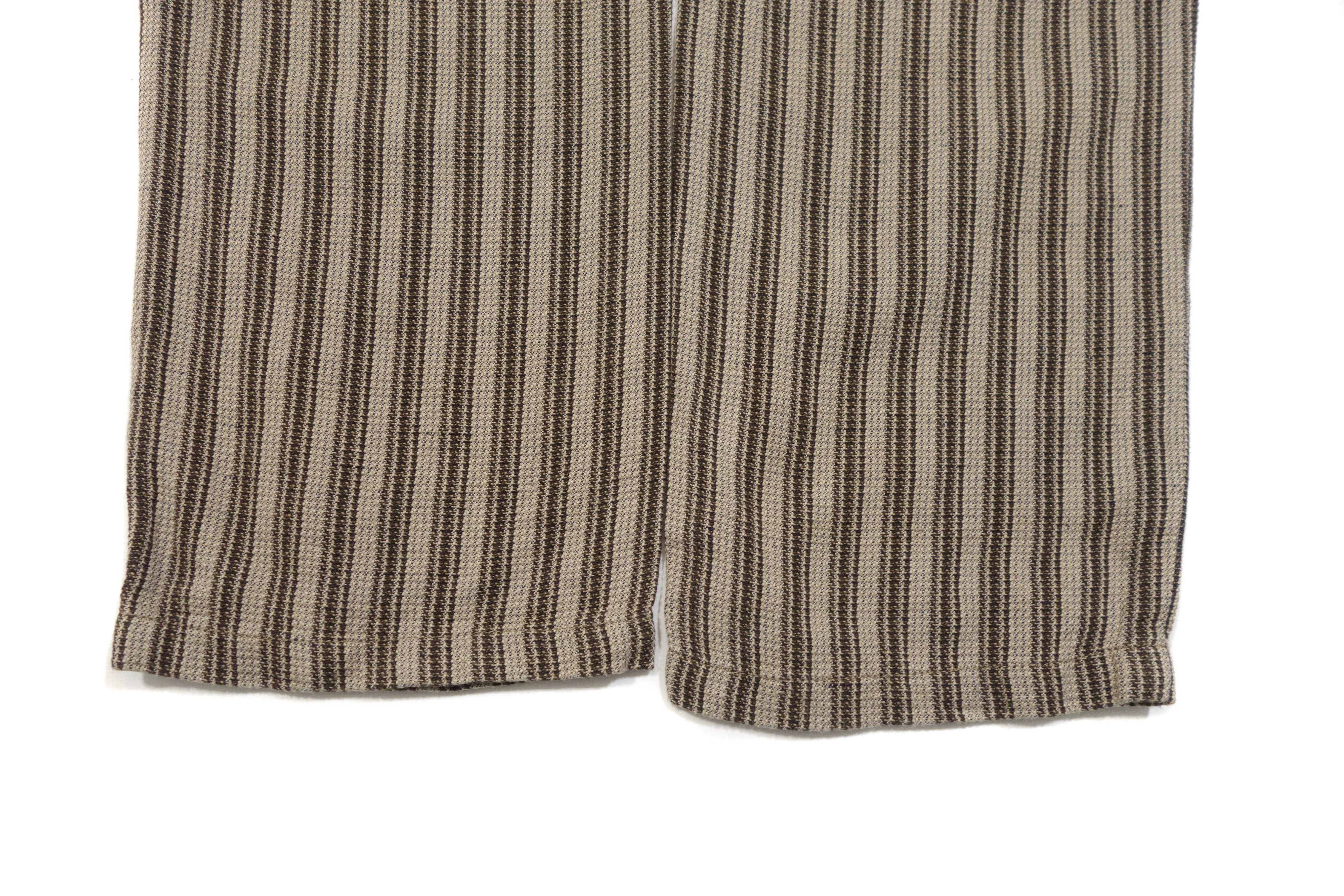 A.P.C. Striped Cotton Linen Straight Pants Size 26" / US 2 / IT 38 - 7 Thumbnail