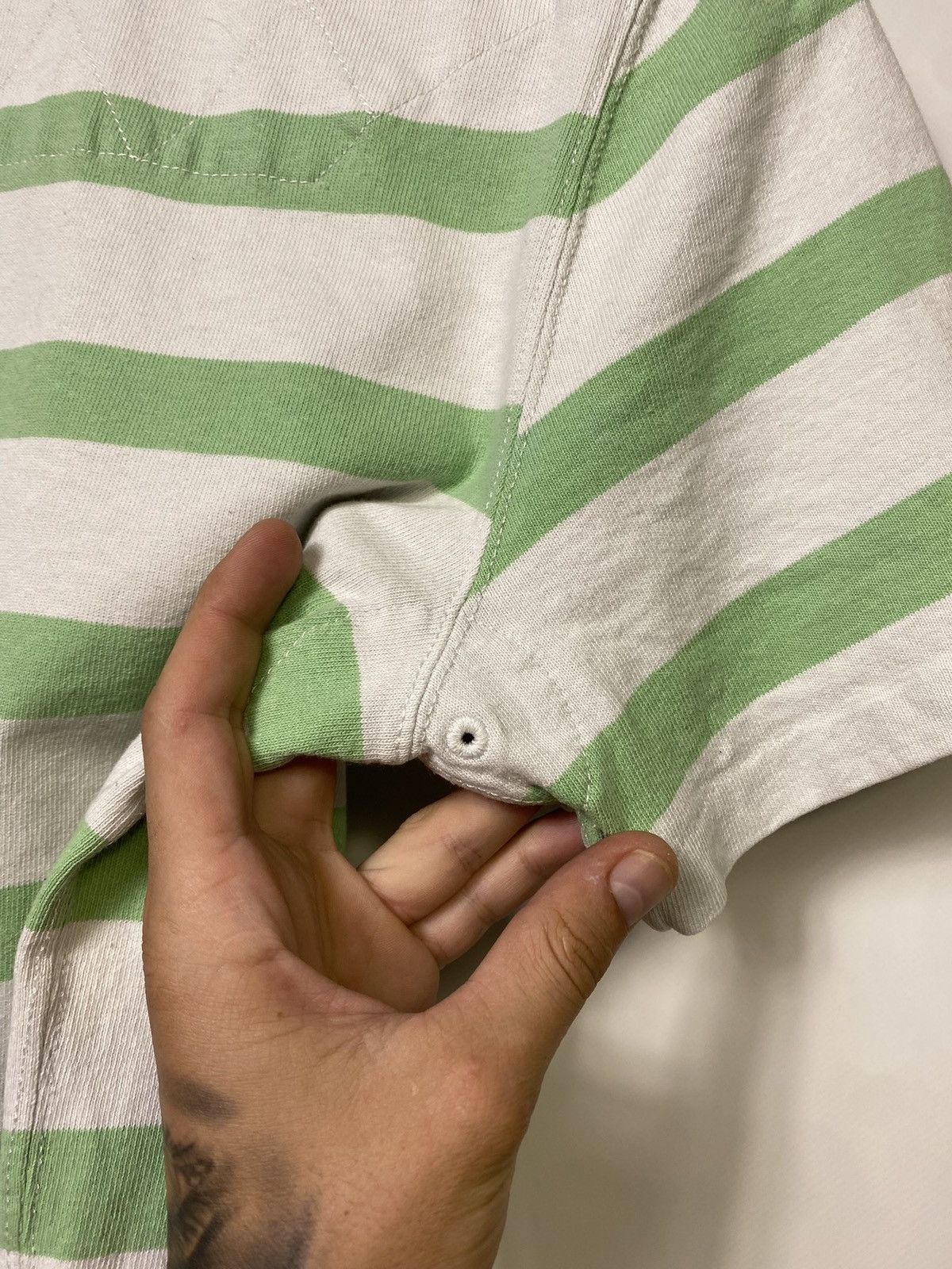 Polo Ralph Lauren 00s Ralph Lauren Vintage Y2K Striped Retro Polo Size US S / EU 44-46 / 1 - 12 Thumbnail