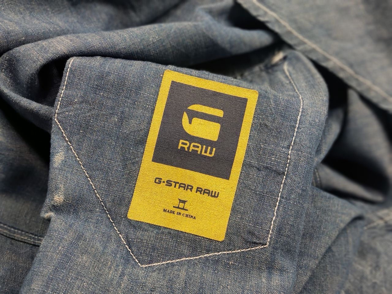 G-Star G Star Raw Essentials Tacoma Linen Blend Distressed Shirt Size US L / EU 52-54 / 3 - 17 Thumbnail