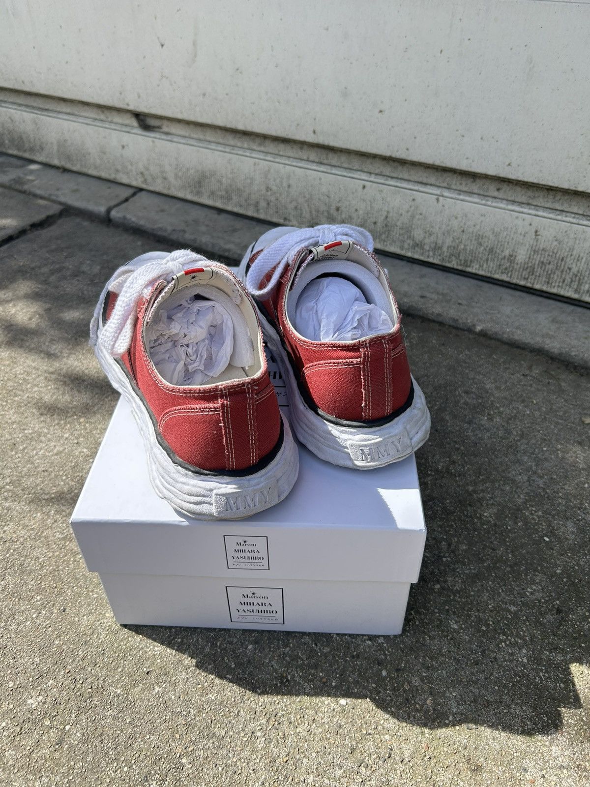 Maison MIHARA YASUHIRO Mihara red sneakers Size US 11.5 / EU 44-45 - 3 Thumbnail