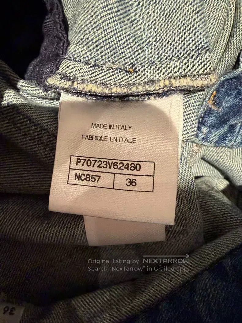 Chanel Chanel Blue camelia floral jeans Size 24" / US 00 / IT 34 - 4 Thumbnail