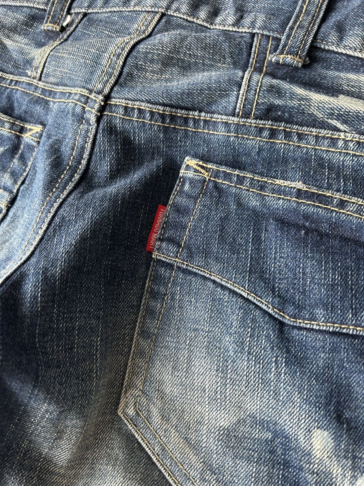 Tornado Mart SUPER FLARED Tornado Mart Washed Jeans Size US 32 / EU 48 - 13 Thumbnail
