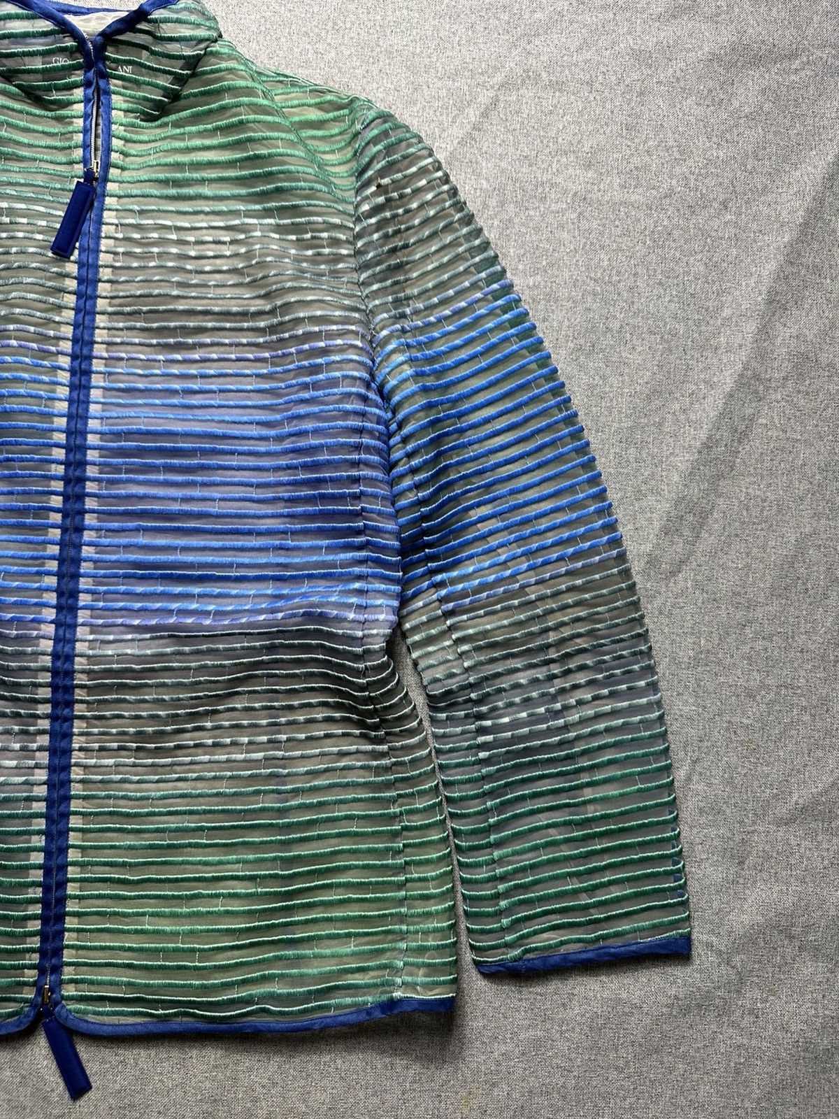 Giorgio Armani Giorgio Armani - Multi Color Zip Up Jacket Size M / US 6-8 / IT 42-44 - 5 Thumbnail