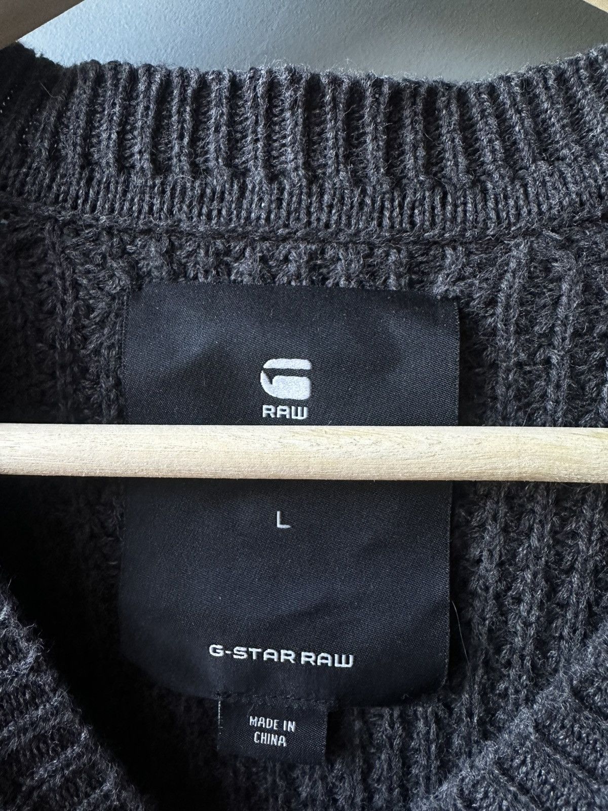 G-Star G-Star Raw SUZAKI R Knit Cotton Sweater LS Size L Size US L / EU 52-54 / 3 - 3 Thumbnail