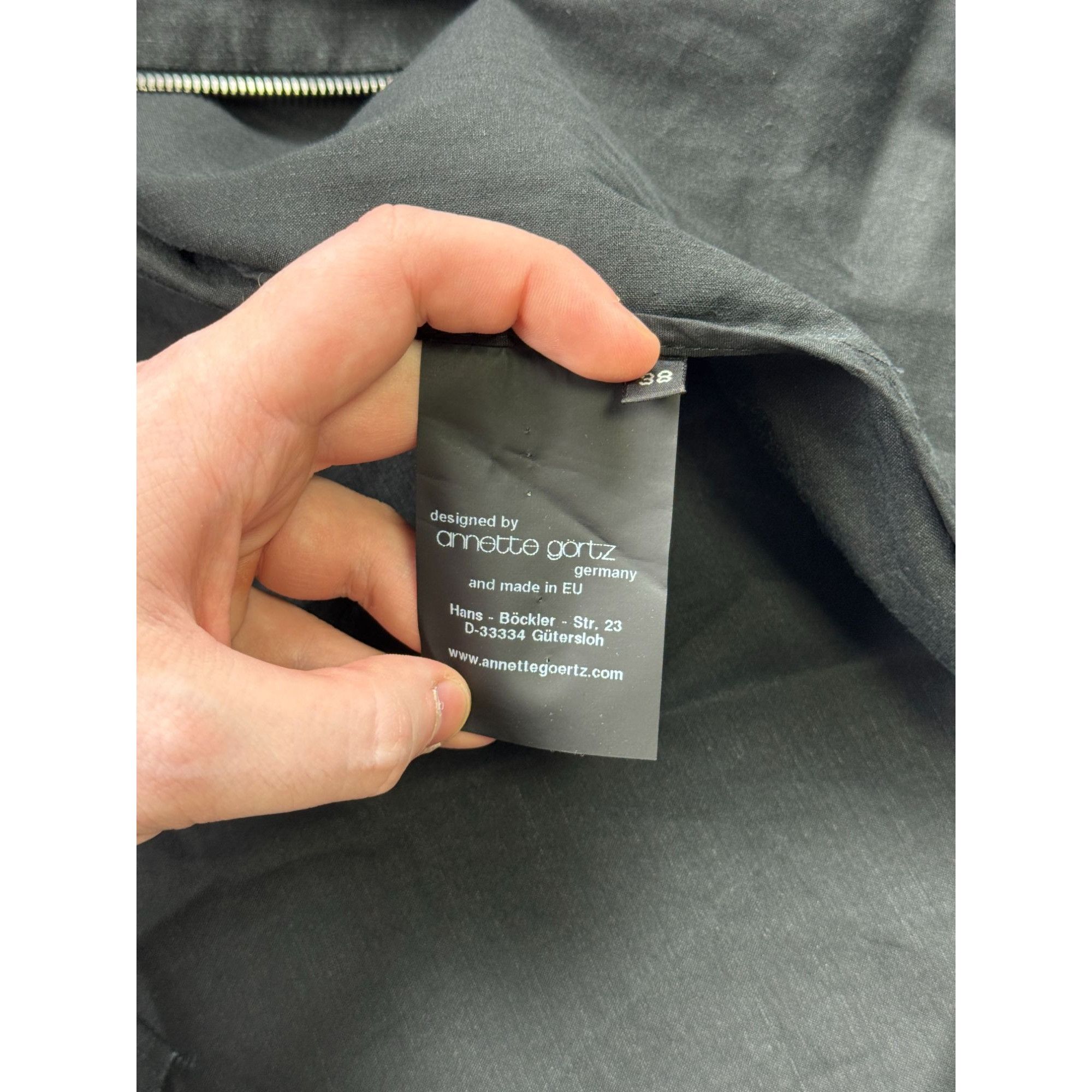 Other Annette Gortz Tabu Linen Blend Jacket (Y1210) Size US S / EU 44-46 / 1 - 7 Thumbnail