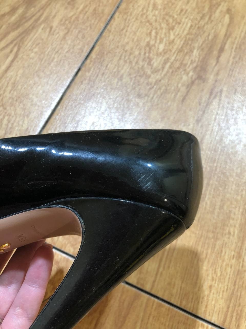 Prada Luxury Prada Black High Heels Size US 8.5 / IT 38.5 - 17 Thumbnail