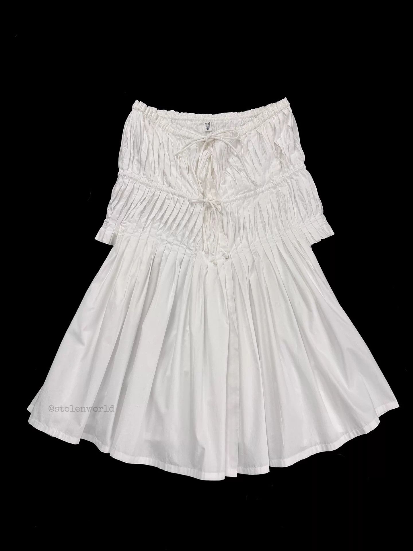Issey Miyake ISSEY MIYAKE HaaT Pleated One-Shoulder Blouse Size XS / US 0-2 / IT 36-38 - 7 Thumbnail