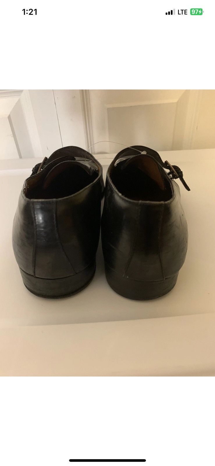 Salvatore Ferragamo Salvatore Ferragamo mens 9.5D monk strap black loafer shoes Size US 9.5 / EU 42-43 - 10 Thumbnail