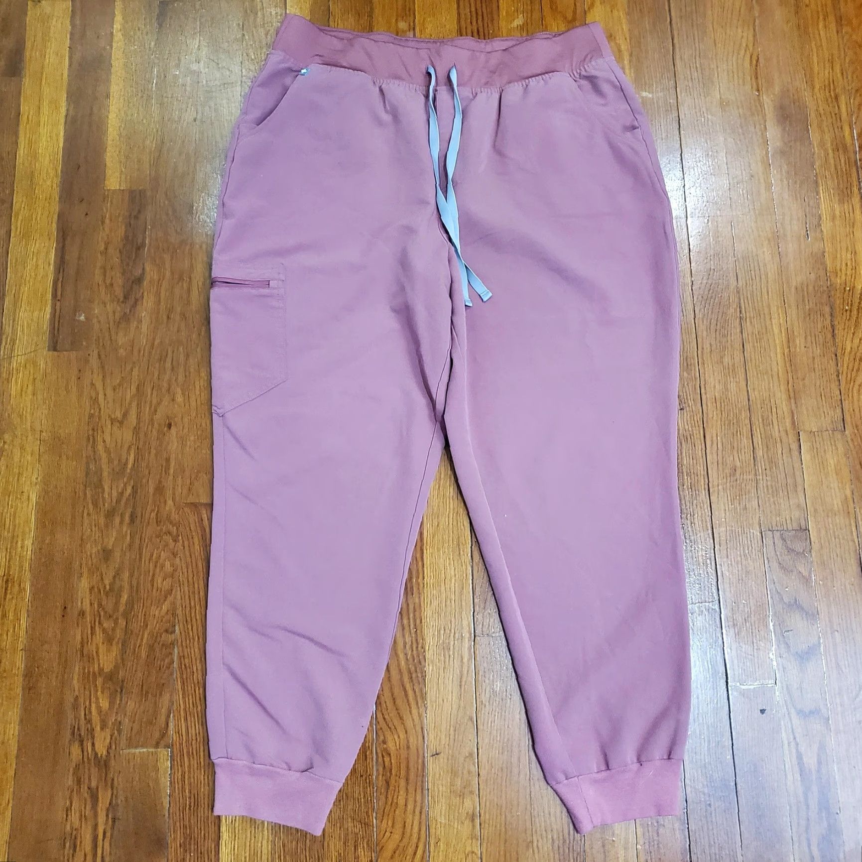 Vintage FIGS Zamora Jogger Scrub Pants Womens XXL Pink Technical Collection Workwear Size 40" / US 18 - 4 Thumbnail