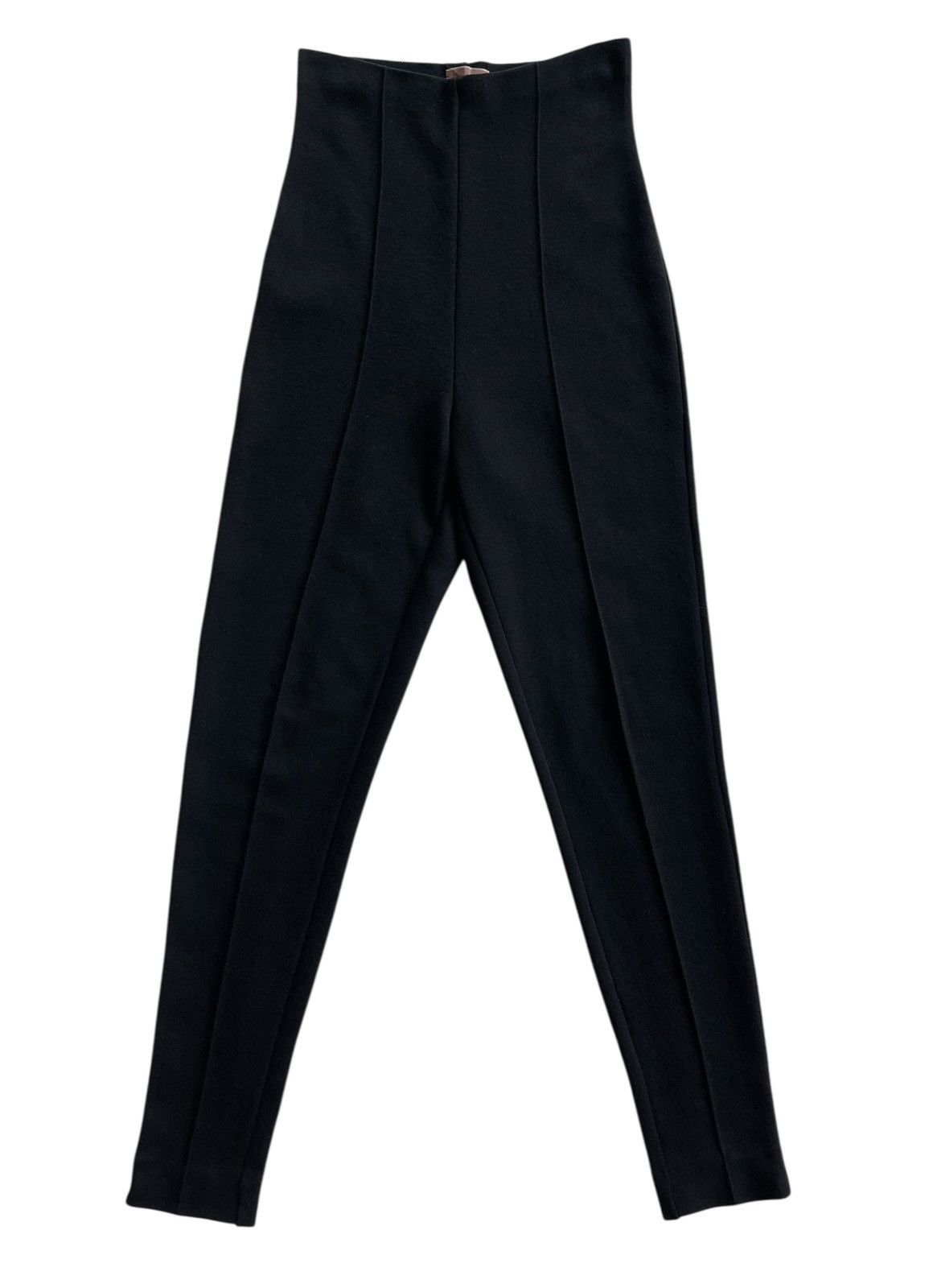 Romeo Gigli AW1990 Archive Romeo Gigli High Waist Black Trousers Size 30" / US 8 / IT 44 - 3 Thumbnail