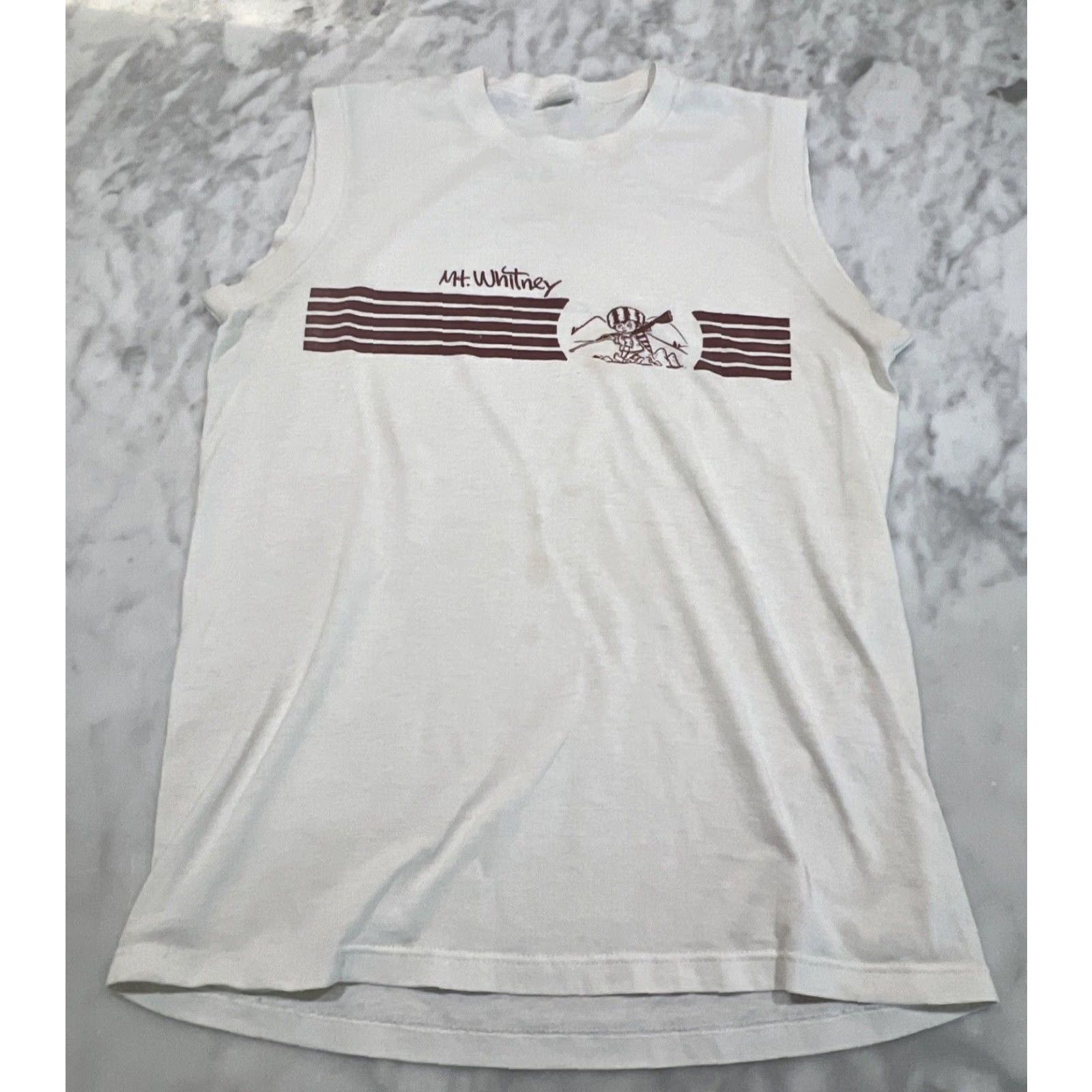 Velva Sheen VINTAGE Velva Sheen Sleeveless Shirt Men Medium White Cotton Blend 1970s Grunge Size US M / EU 48-50 / 2 - 2 Thumbnail