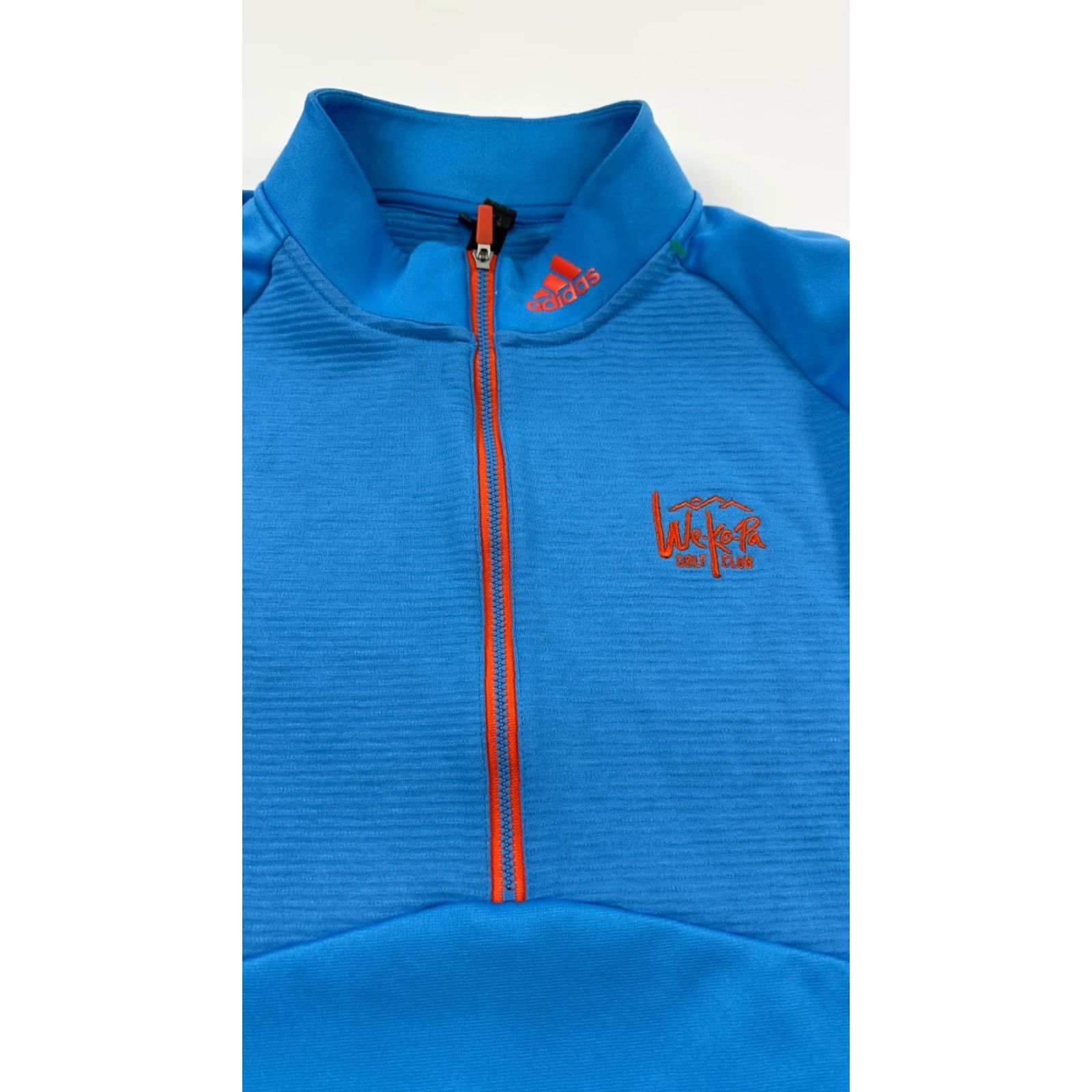 Adidas Adidas Sweatshirt Mens Large Blue WeKoPa Golf Club Cold Rdy Mock Neck 1/4 Zip Size US L / EU 52-54 / 3 - 3 Thumbnail