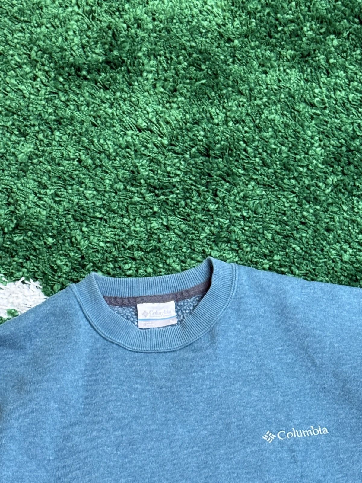 Columbia × Vintage Vinage Blue Embroidered Columbia Sweatshirt Small S Size US S / EU 44-46 / 1 - 3 Thumbnail