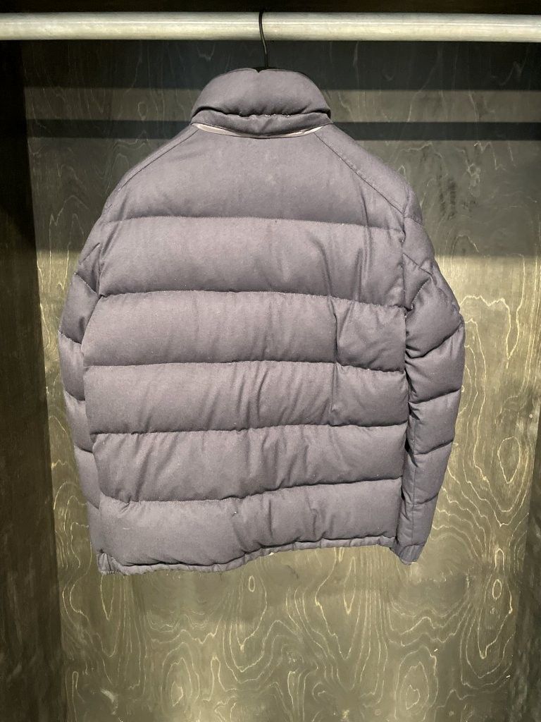 Moncler Moncler Montgenevre Hooded Wool Flannel Quilted Puffer Navy Size US L / EU 52-54 / 3 - 2 Thumbnail