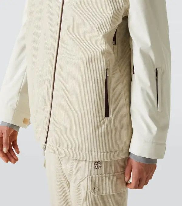 Brunello Cucinelli o1w1db10226 Wr Padded Jacket in White/Natural Size US S / EU 44-46 / 1 - 4 Thumbnail