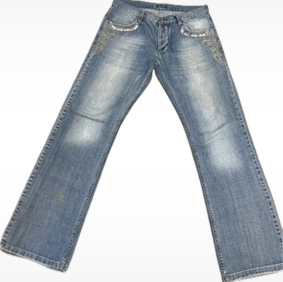 Roberto Cavalli Roberto Cavalli embroidered jeans Size 32" / US 10 / IT 46 - 1 Thumbnail